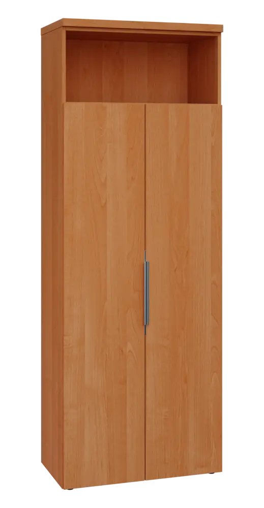 SIN 6 - 82DN kancelářská skříň, 2-dveřová/nika, 2170x800x400, olše jantar